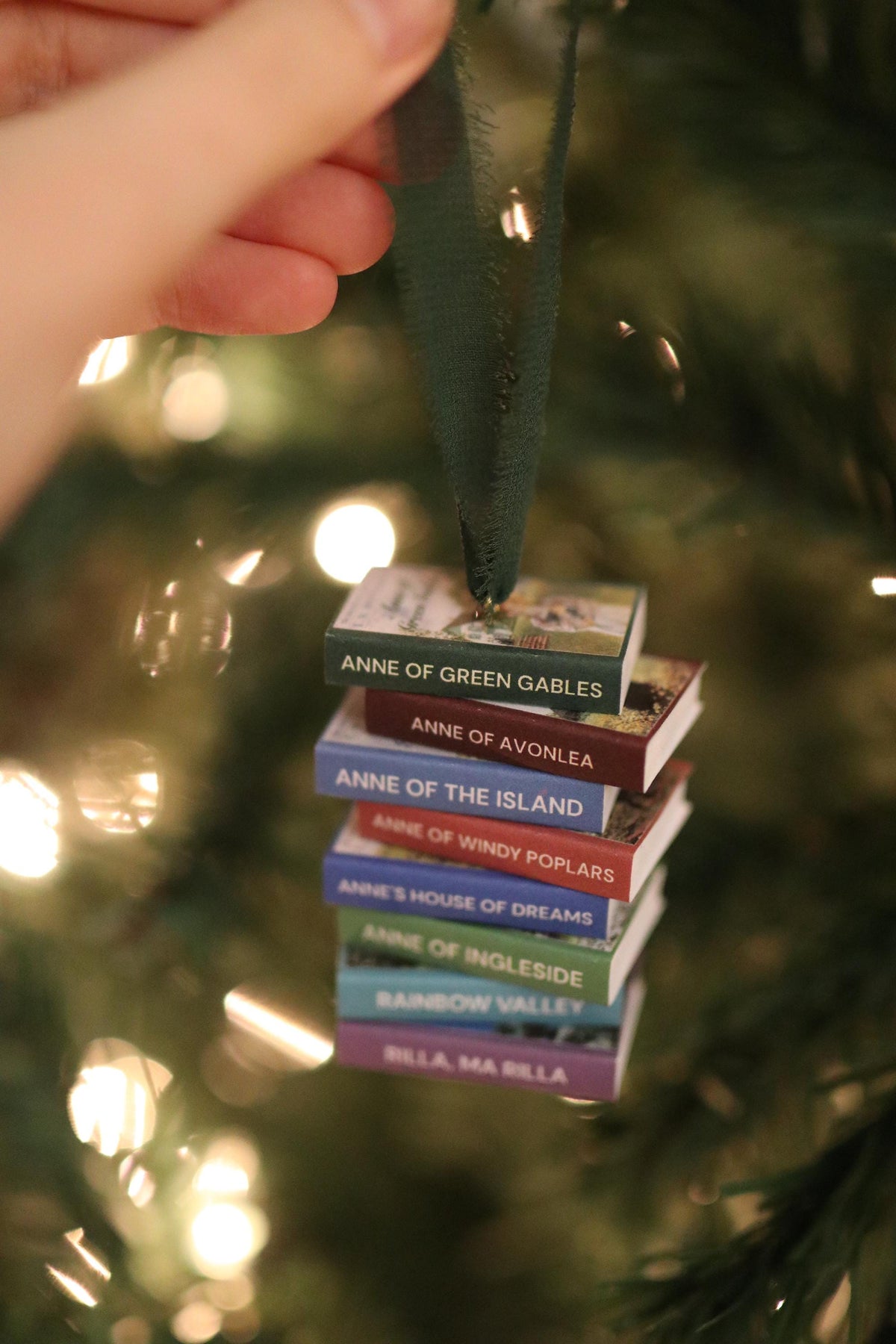 Anne of Green Gables Mini Book Stack Ornament