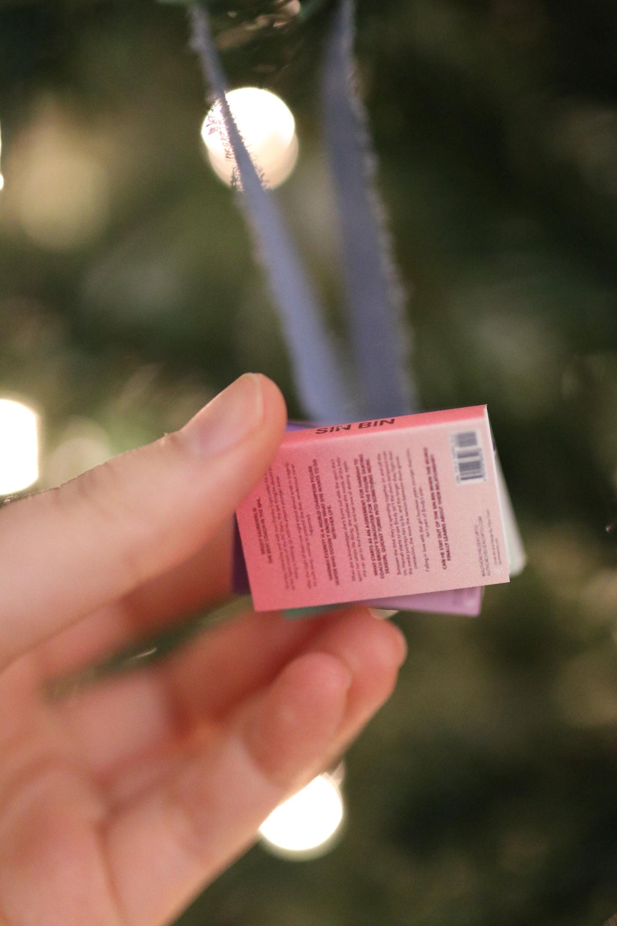 D.C. Stars Mini Book Stack Ornament