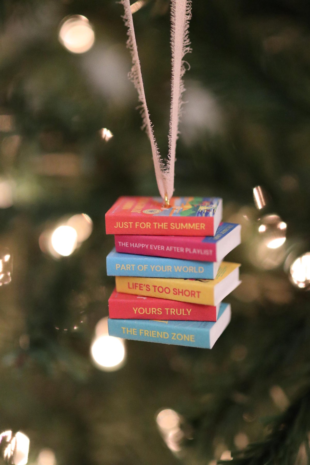 Abby Jimenez Mini Book Stack Ornament