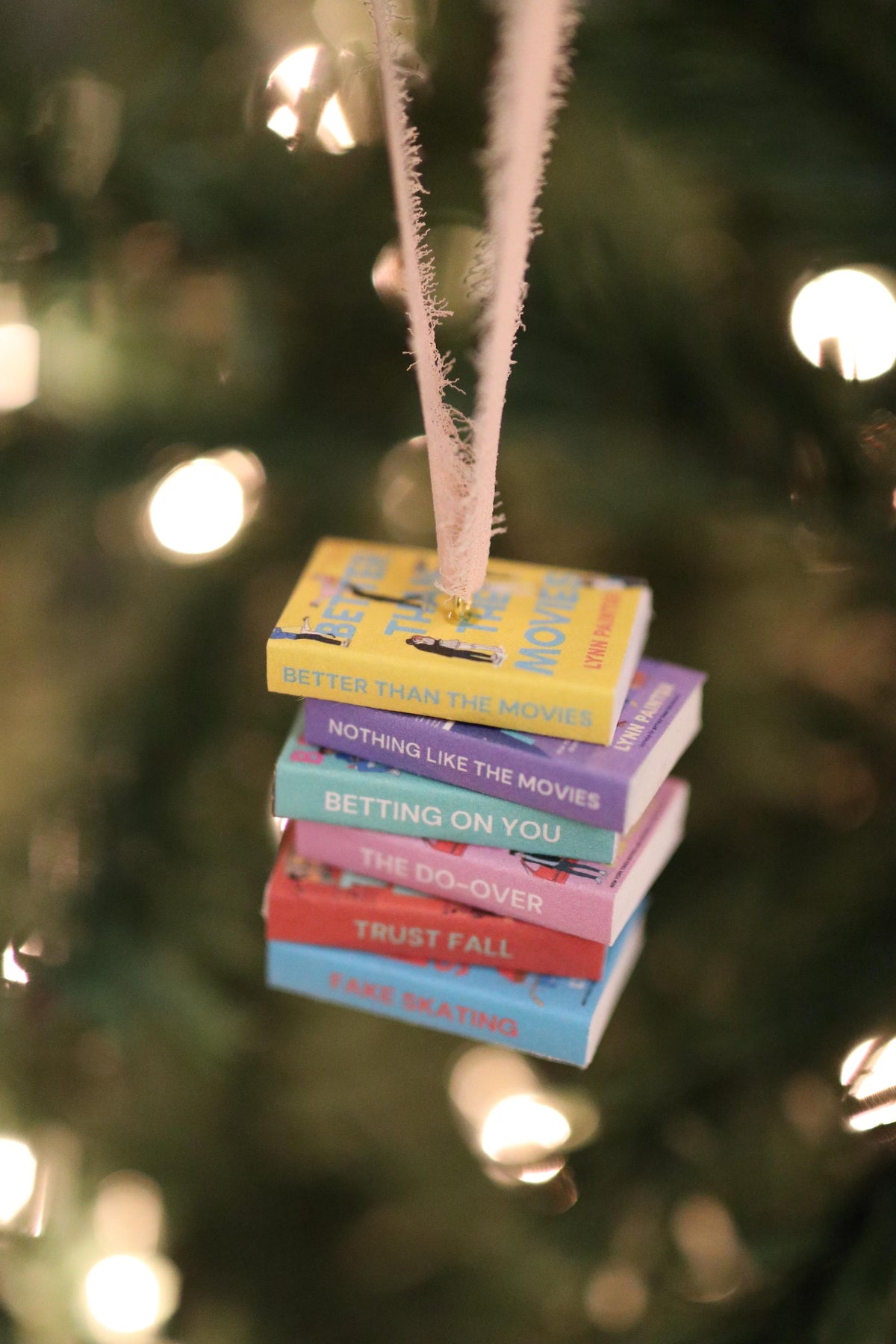 Lynn Painter Mini Book Stack Ornament