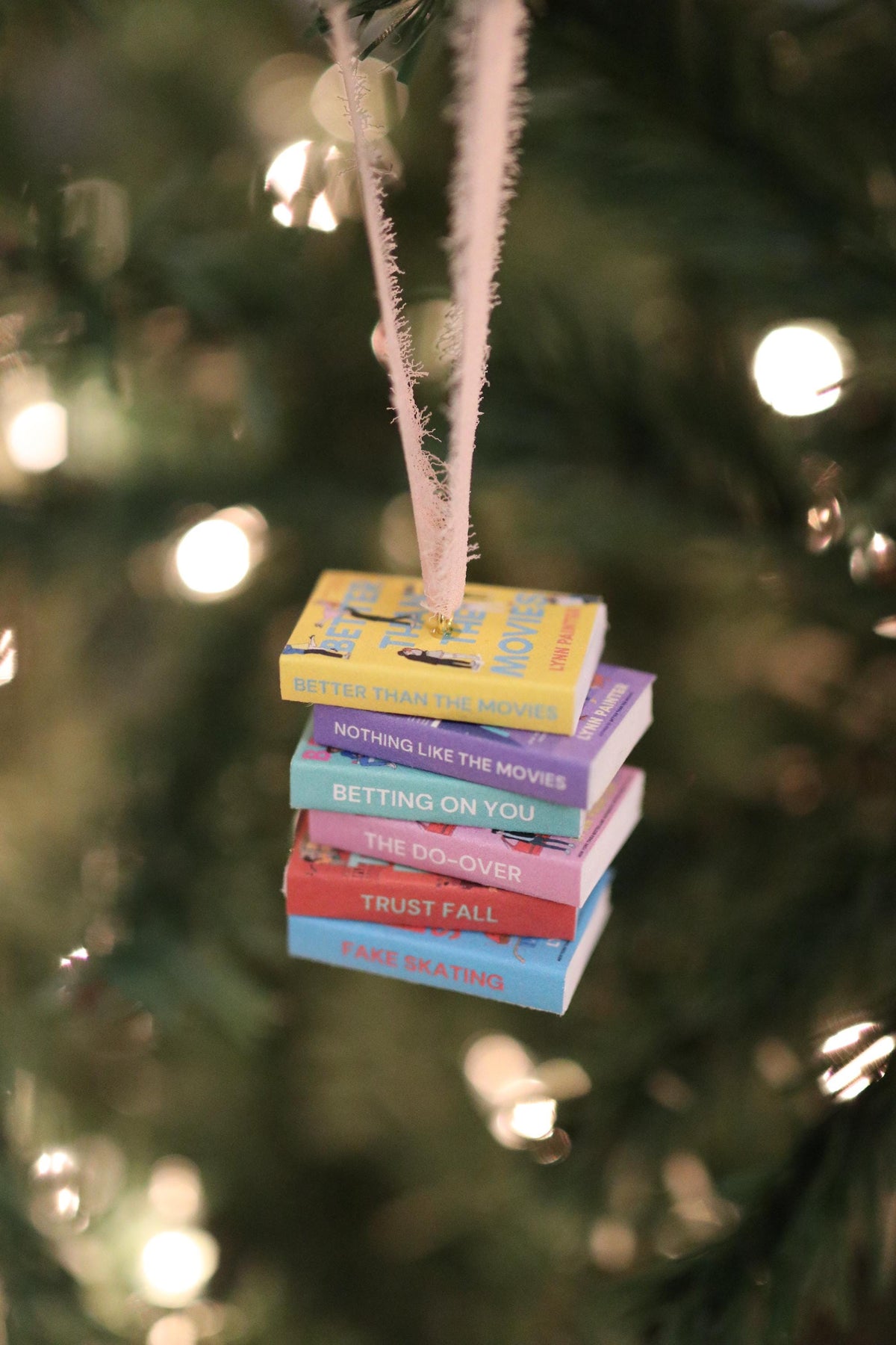Lynn Painter Mini Book Stack Ornament