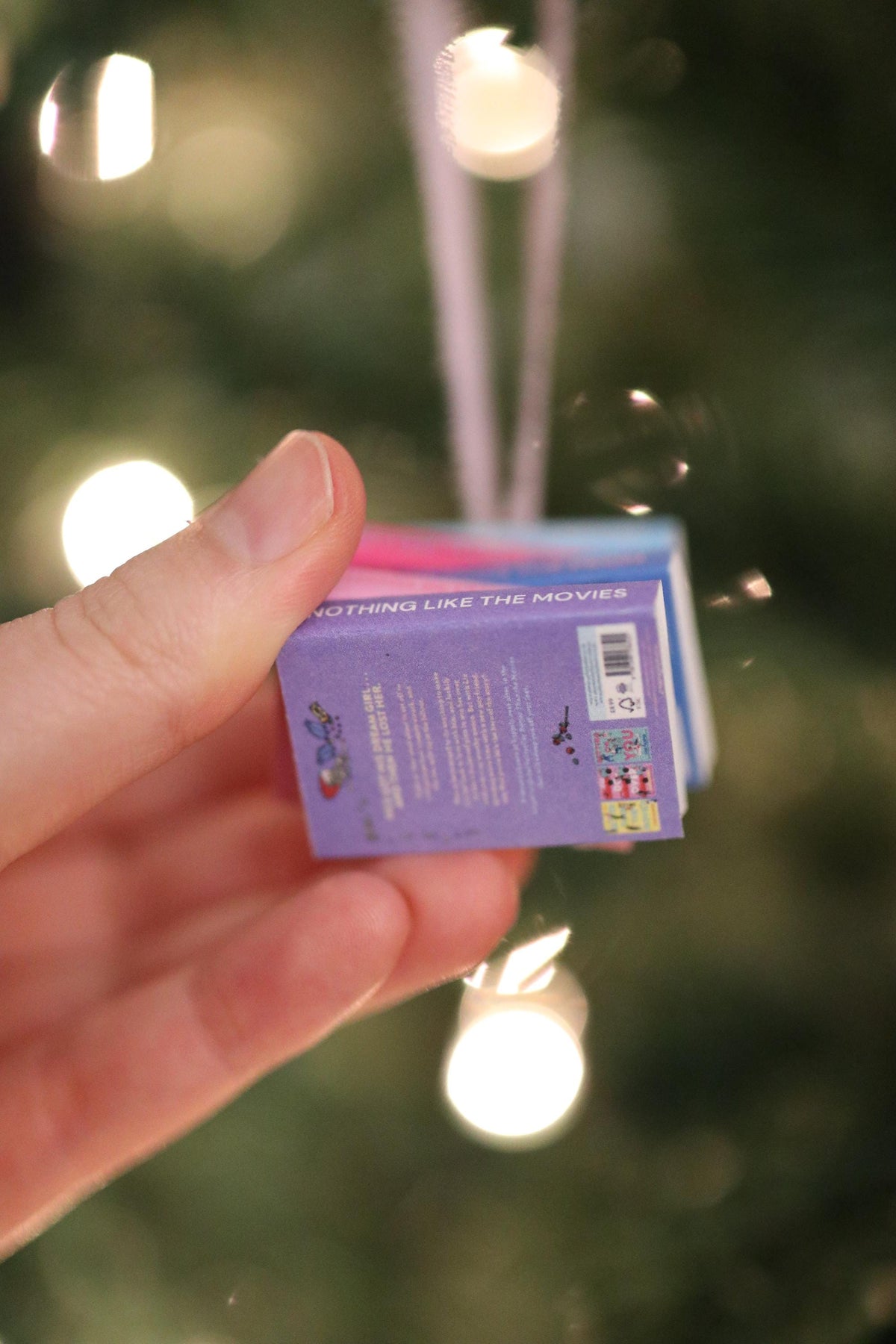 Better Than the Movies Mini Book Stack Ornament