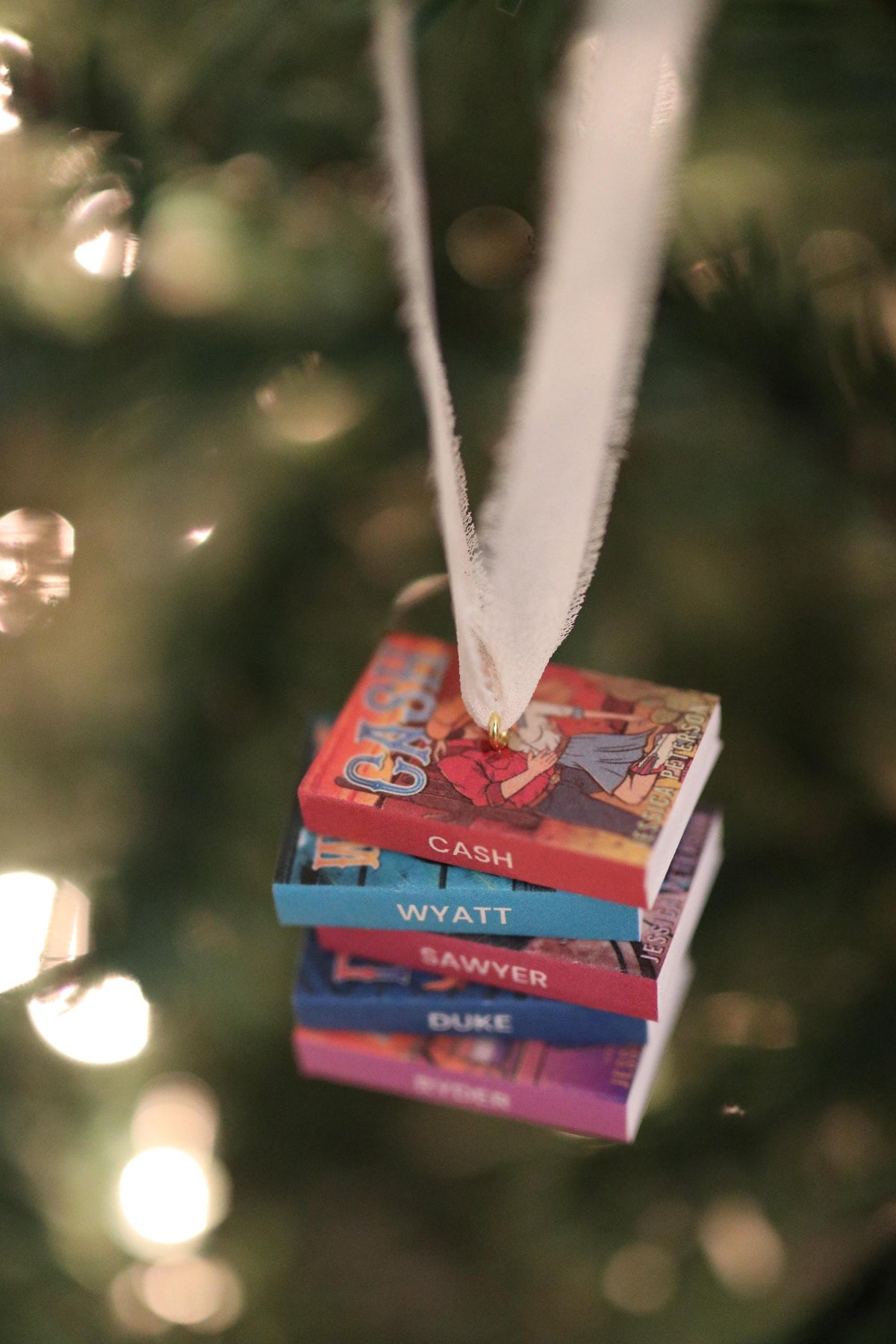 Cash Mini Book Stack Ornament