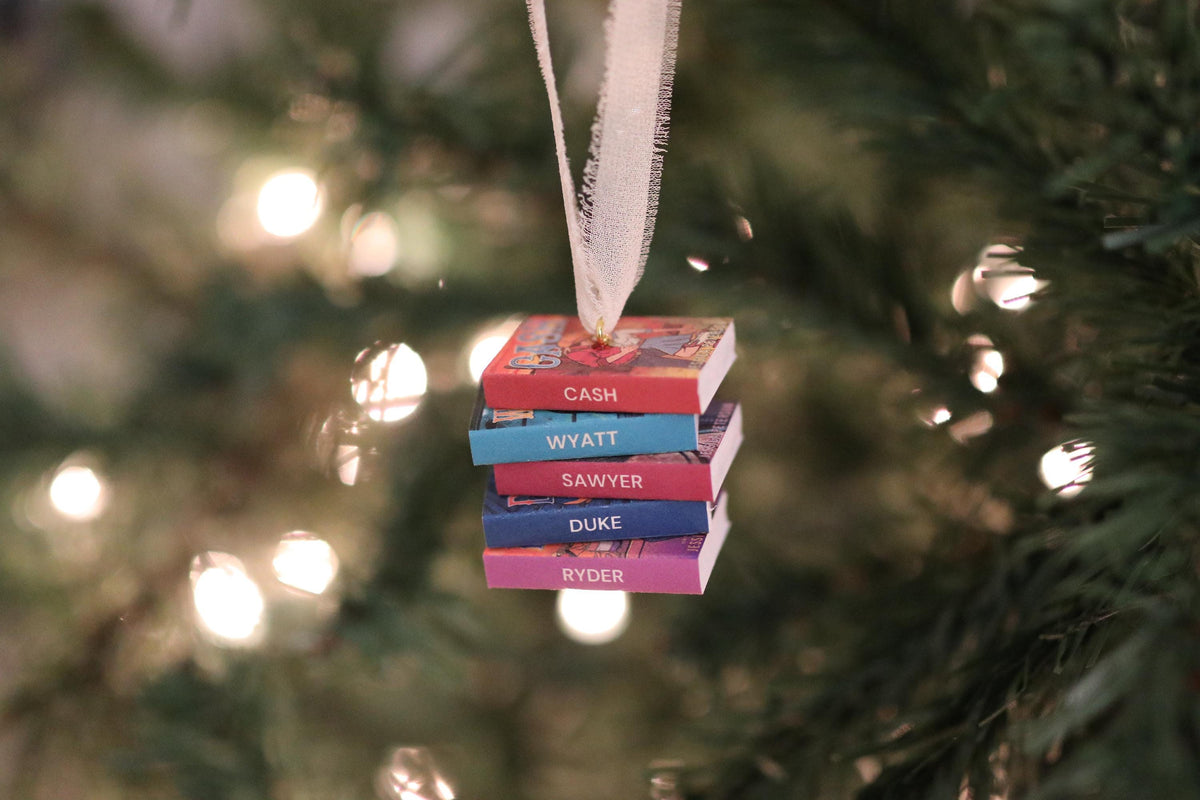 Cash Mini Book Stack Ornament