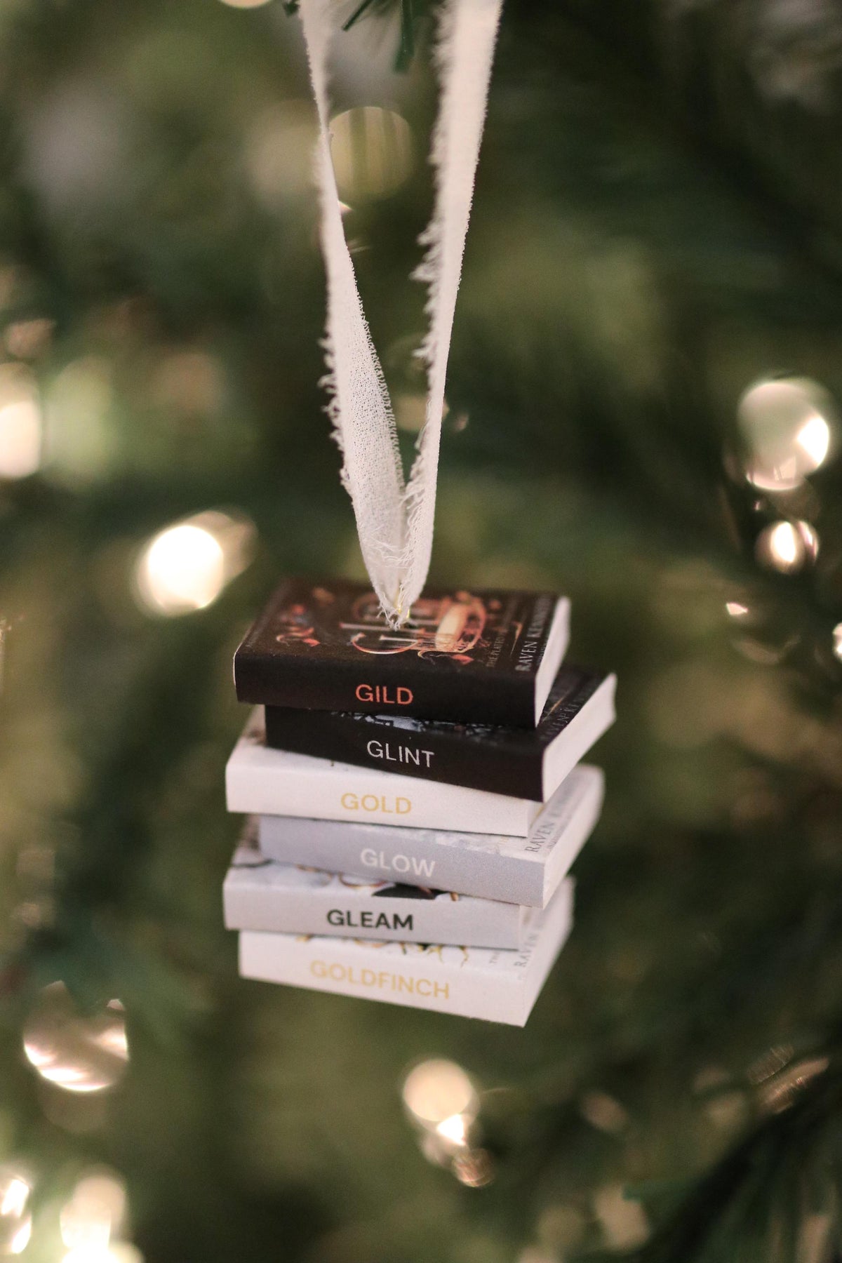 Gild Mini Book Stack Ornament