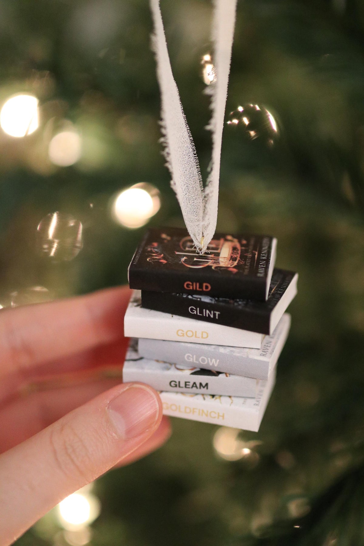 Gild Mini Book Stack Ornament