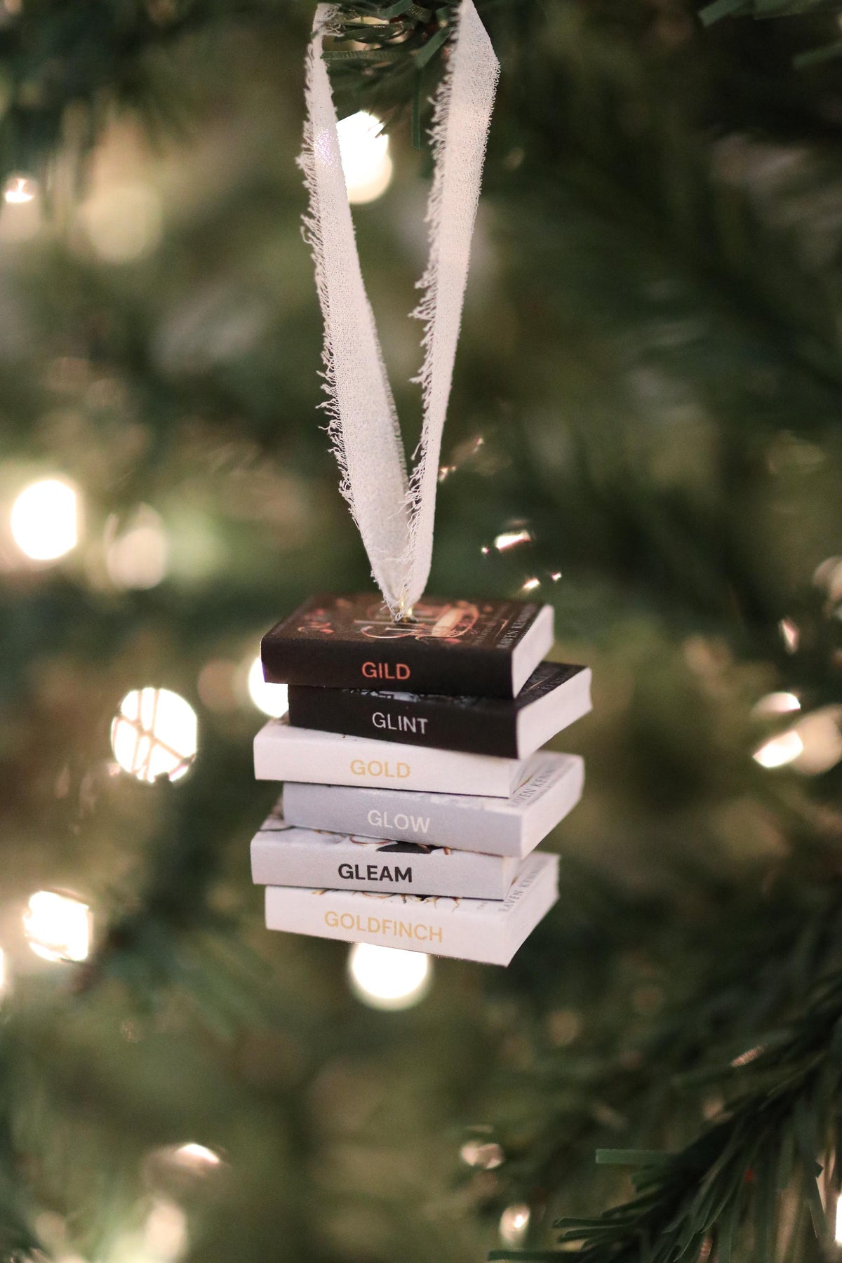 Gild Mini Book Stack Ornament