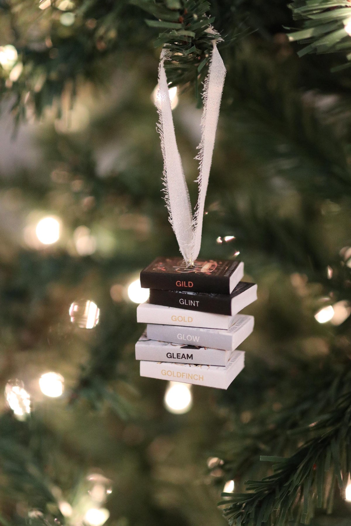 Gild Mini Book Stack Ornament