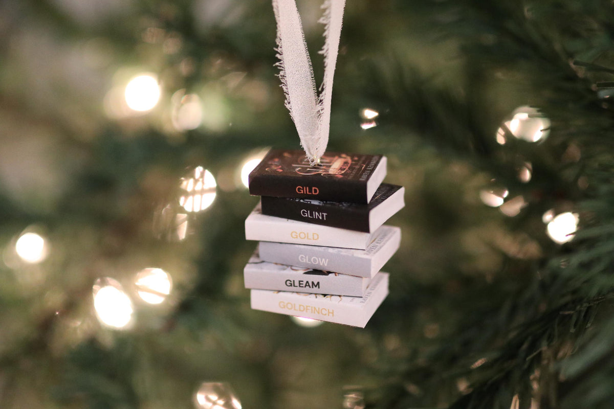 Gild Mini Book Stack Ornament