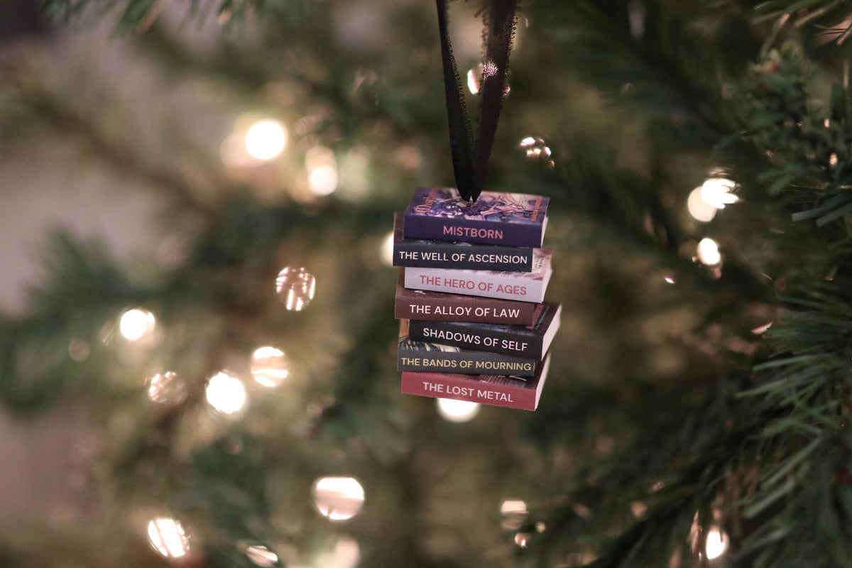 Mistborn Mini Book Stack Ornament