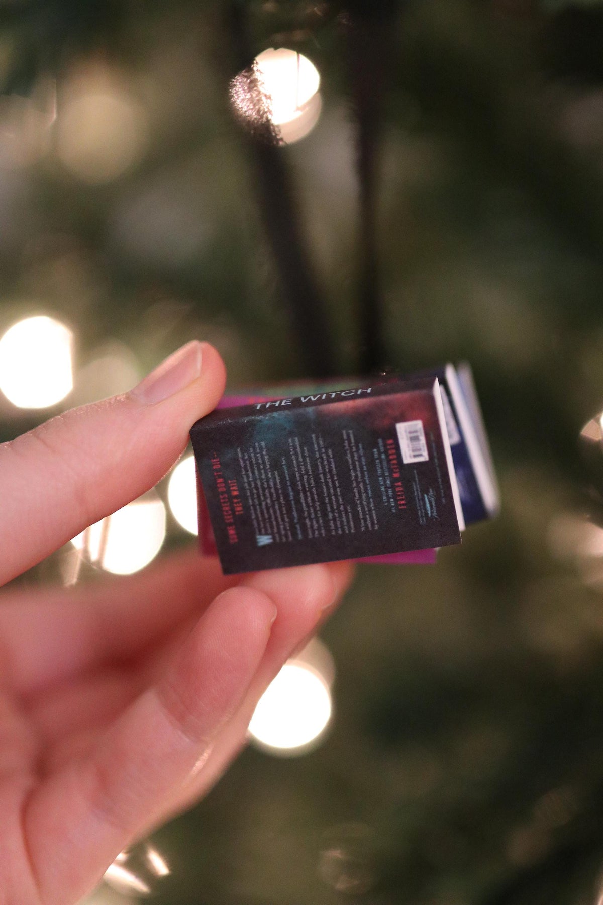 Freida McFadden Mini Book Stack Ornament