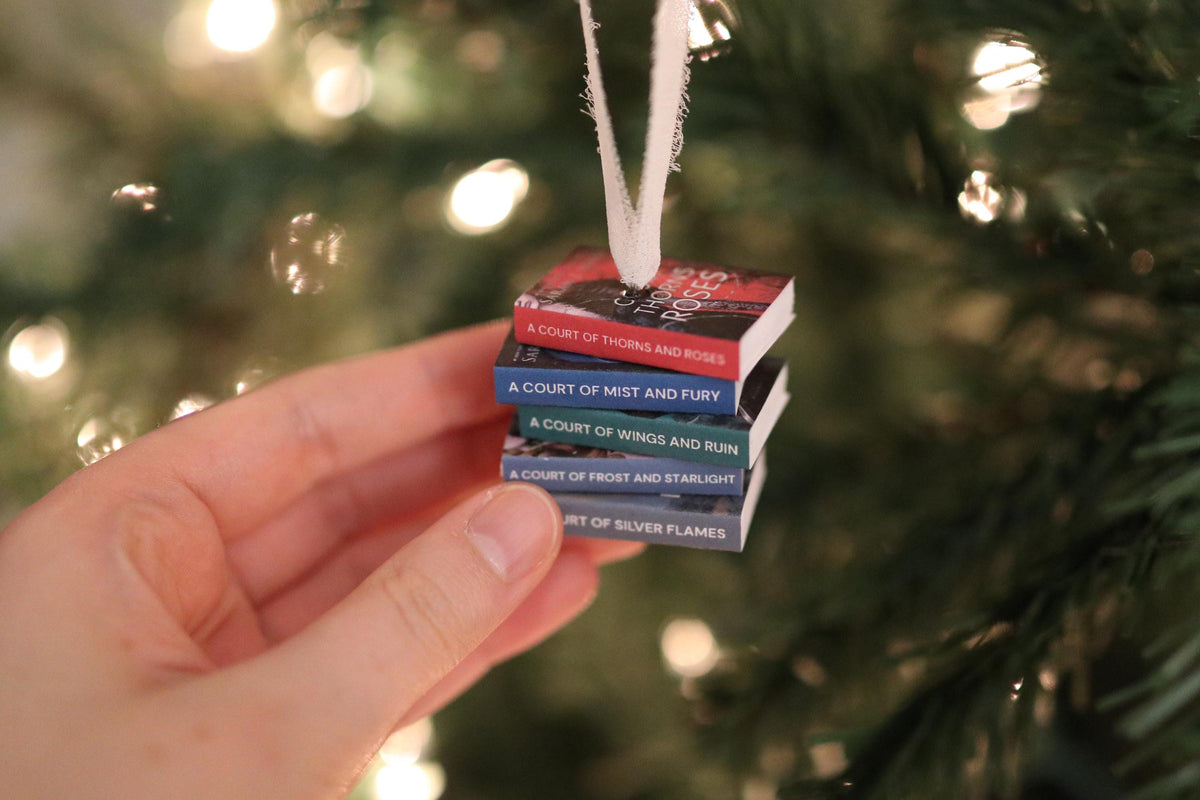 Original Cover ACOTAR Mini Book Stack Ornament