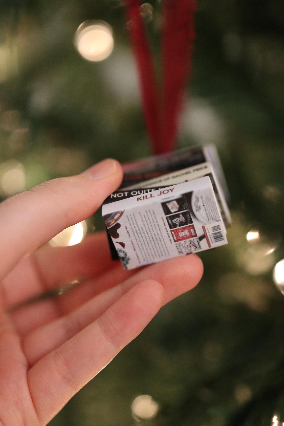 Holly Jackson Mini Book Stack Ornament