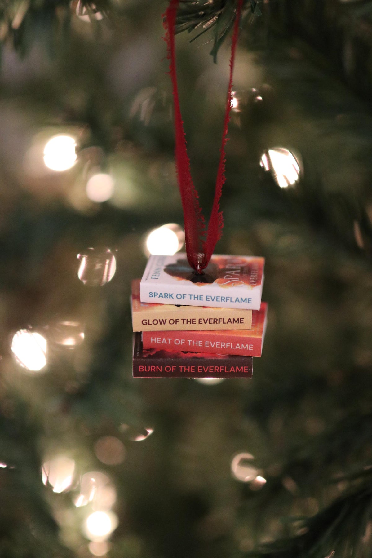 Spark of the Everflame Mini Book Stack Ornament
