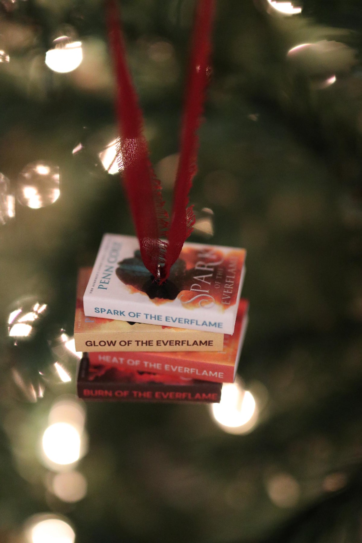 Spark of the Everflame Mini Book Stack Ornament