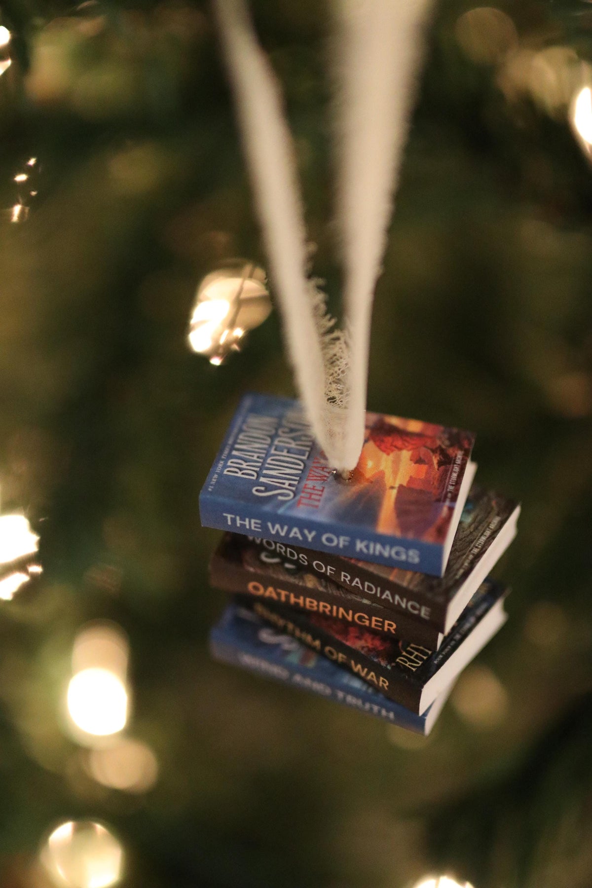 The Stormlight Archive Mini Book Stack Ornament