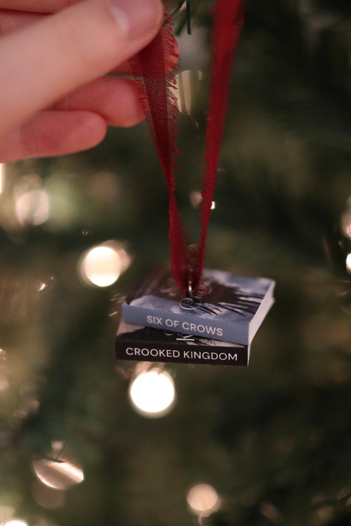 Six of Crows Mini Book Stack Ornament