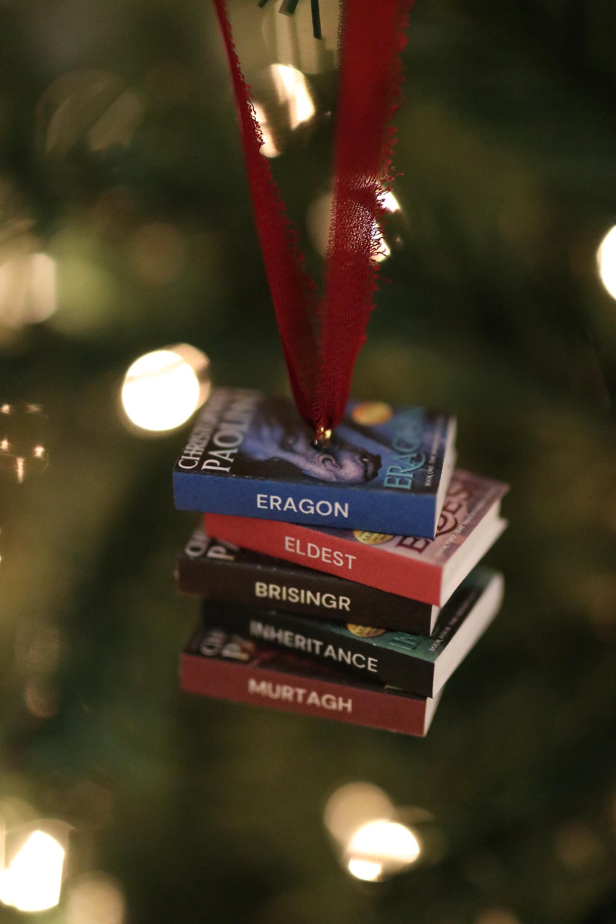 The Inheritance Cycle Mini Book Stack Ornament