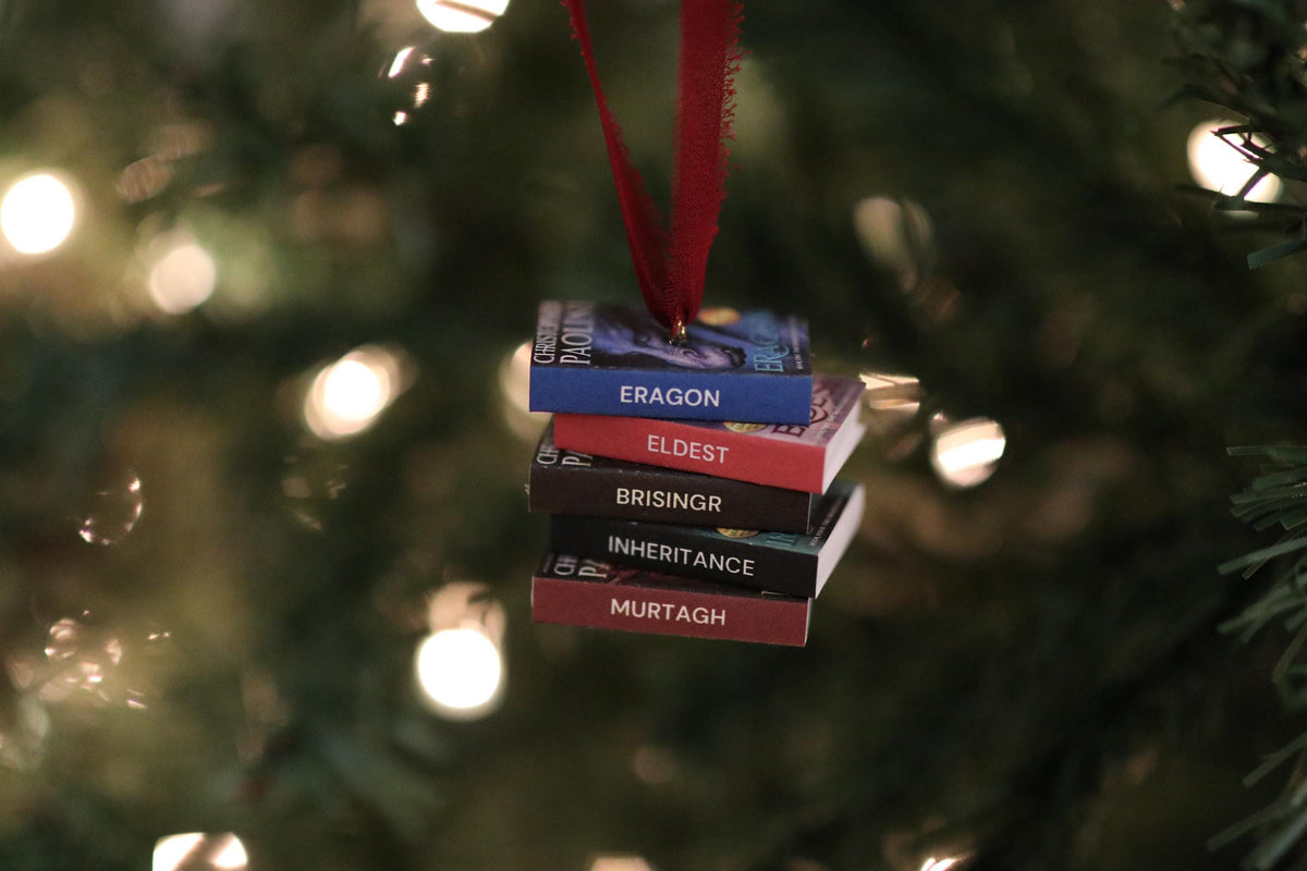The Inheritance Cycle Mini Book Stack Ornament