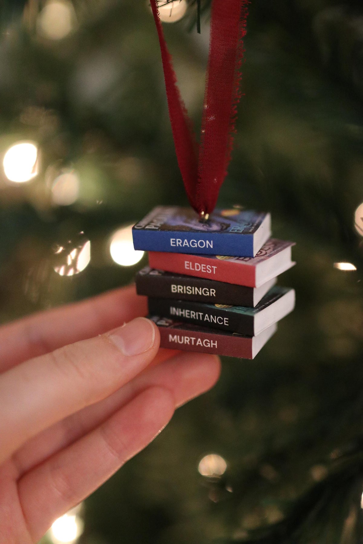 The Inheritance Cycle Mini Book Stack Ornament