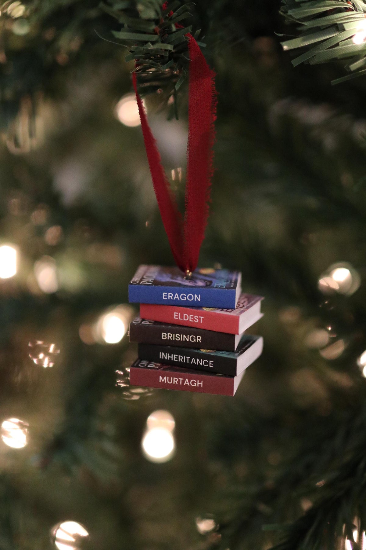 The Inheritance Cycle Mini Book Stack Ornament