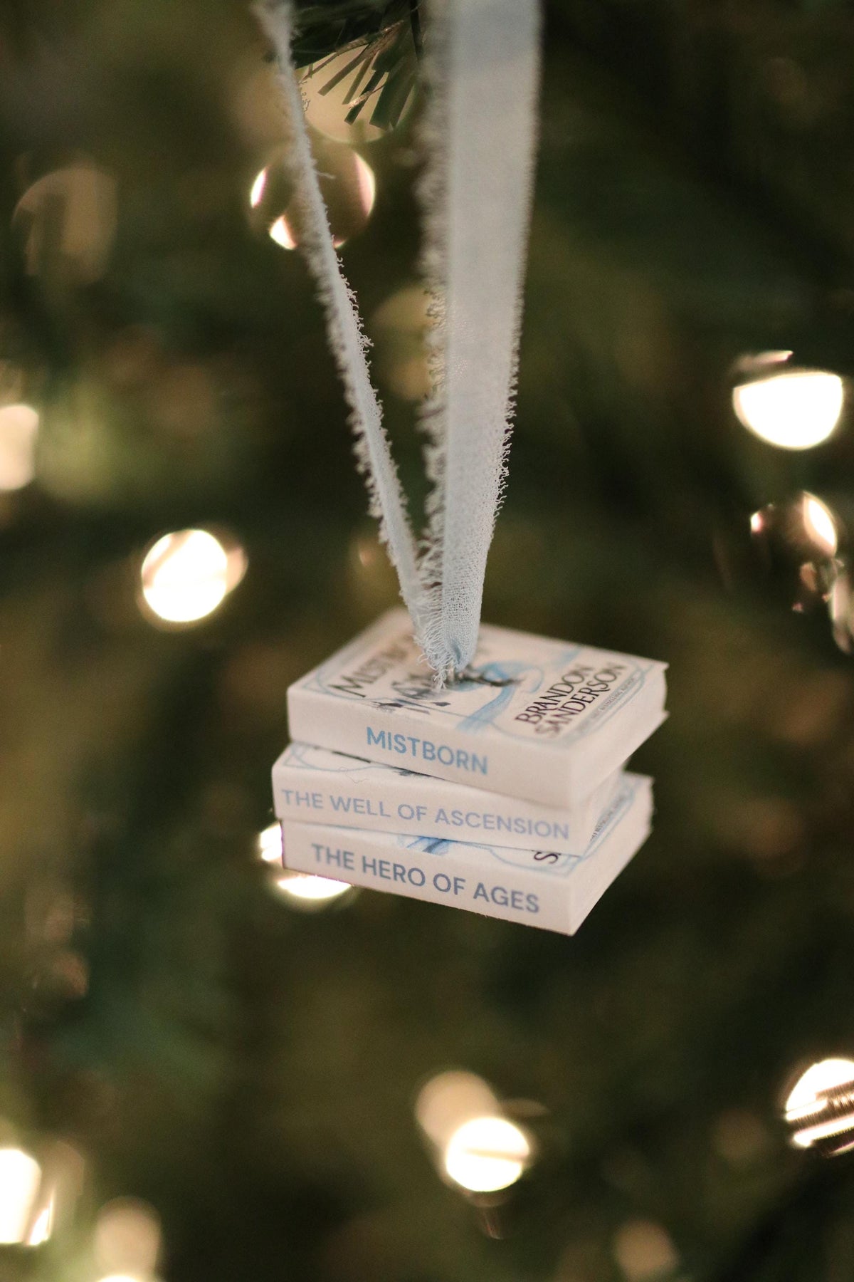 Mistborn Mini Book Stack Ornament