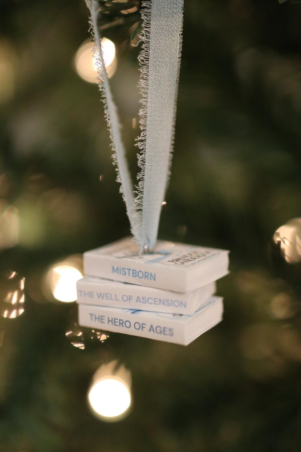 Mistborn Mini Book Stack Ornament