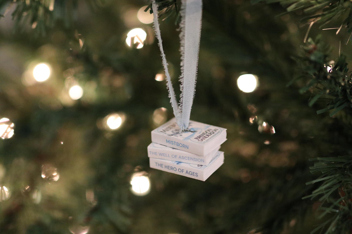 Mistborn Mini Book Stack Ornament