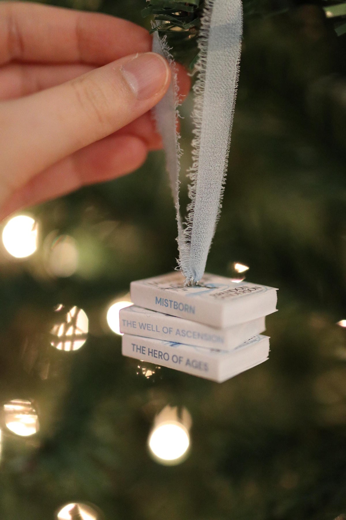 Mistborn Mini Book Stack Ornament