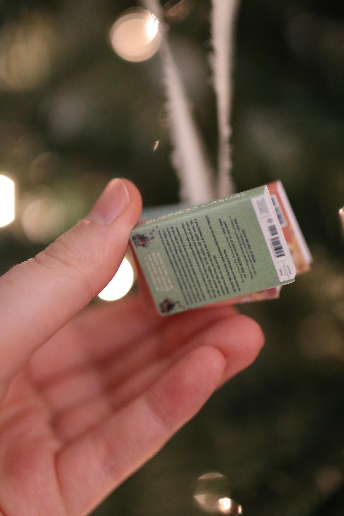 Lovelight Farms Mini Book Stack Ornament