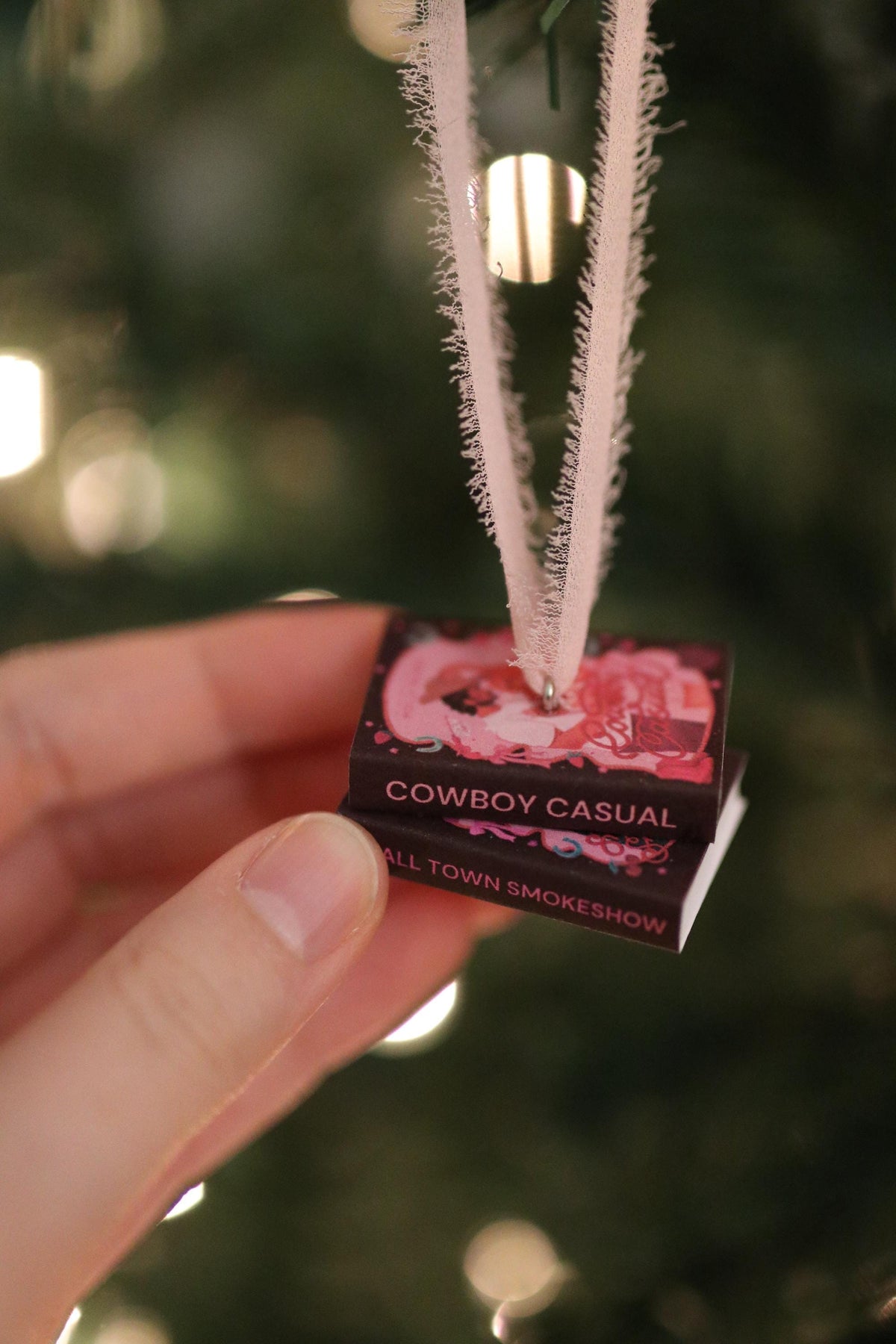 The Calloway Ranch Mini Book Stack Ornament