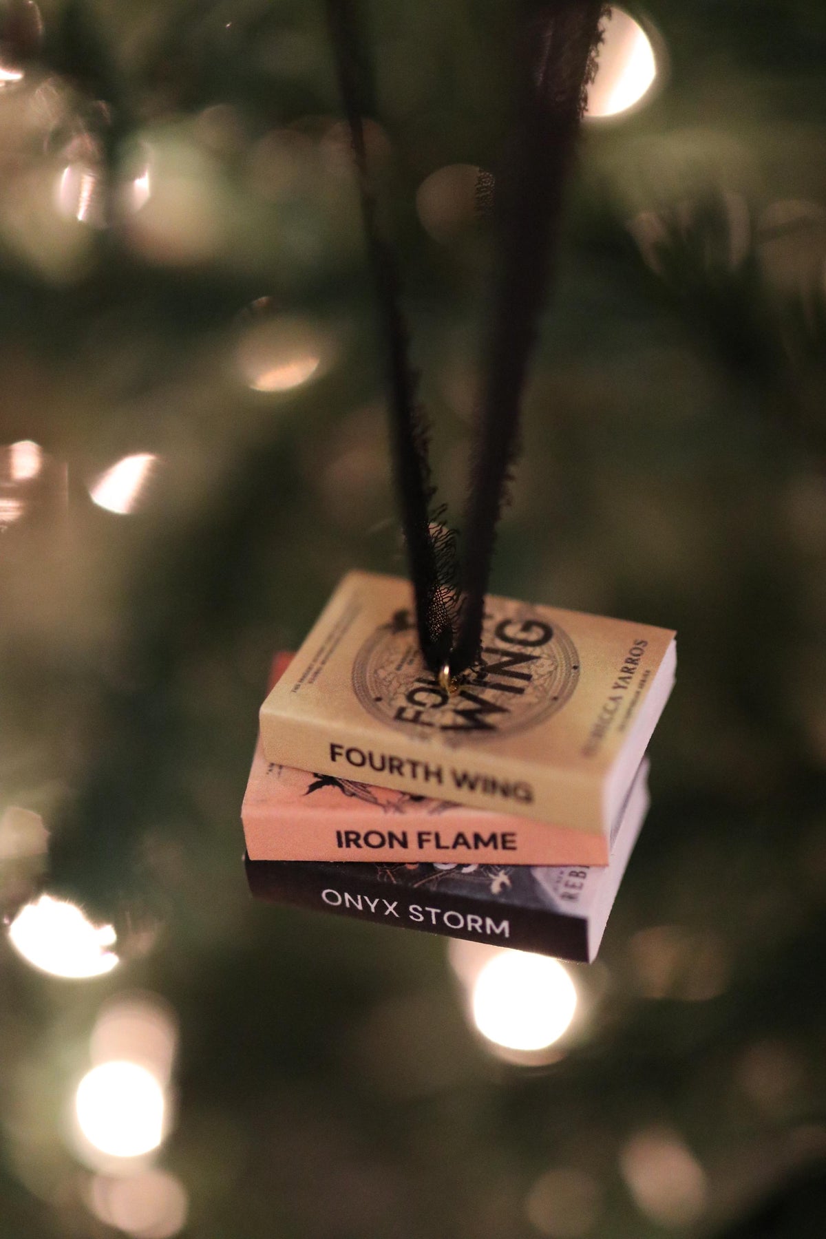 Empyrean Series Mini Book Stack Ornament