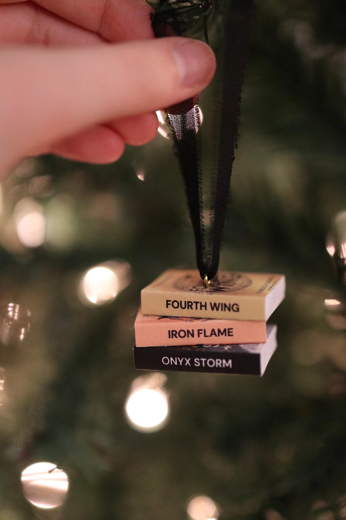 Empyrean Series Mini Book Stack Ornament
