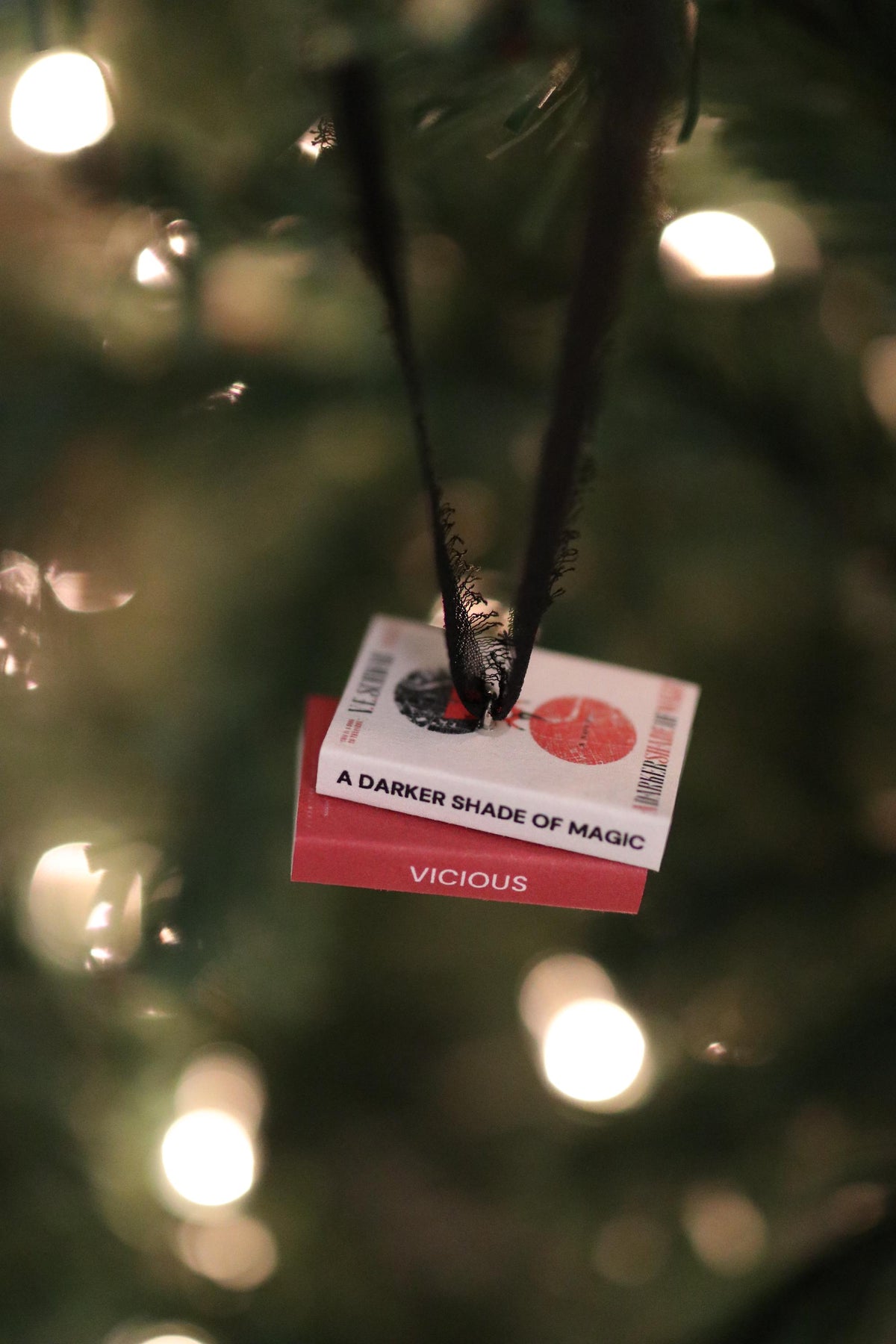 A Darker Shade of Magic Mini Book Stack Ornament