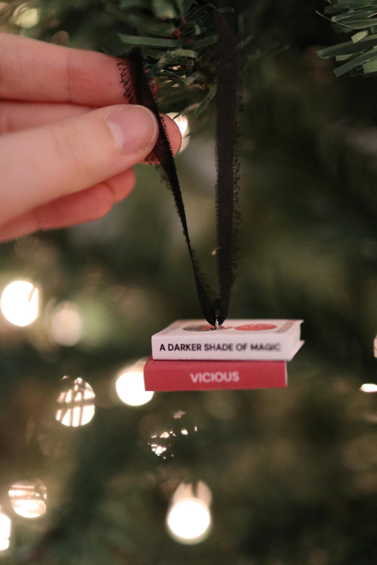 A Darker Shade of Magic Mini Book Stack Ornament