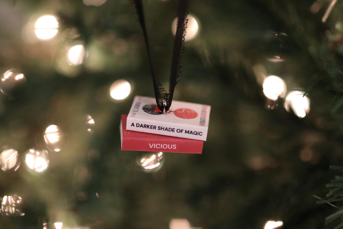 A Darker Shade of Magic Mini Book Stack Ornament