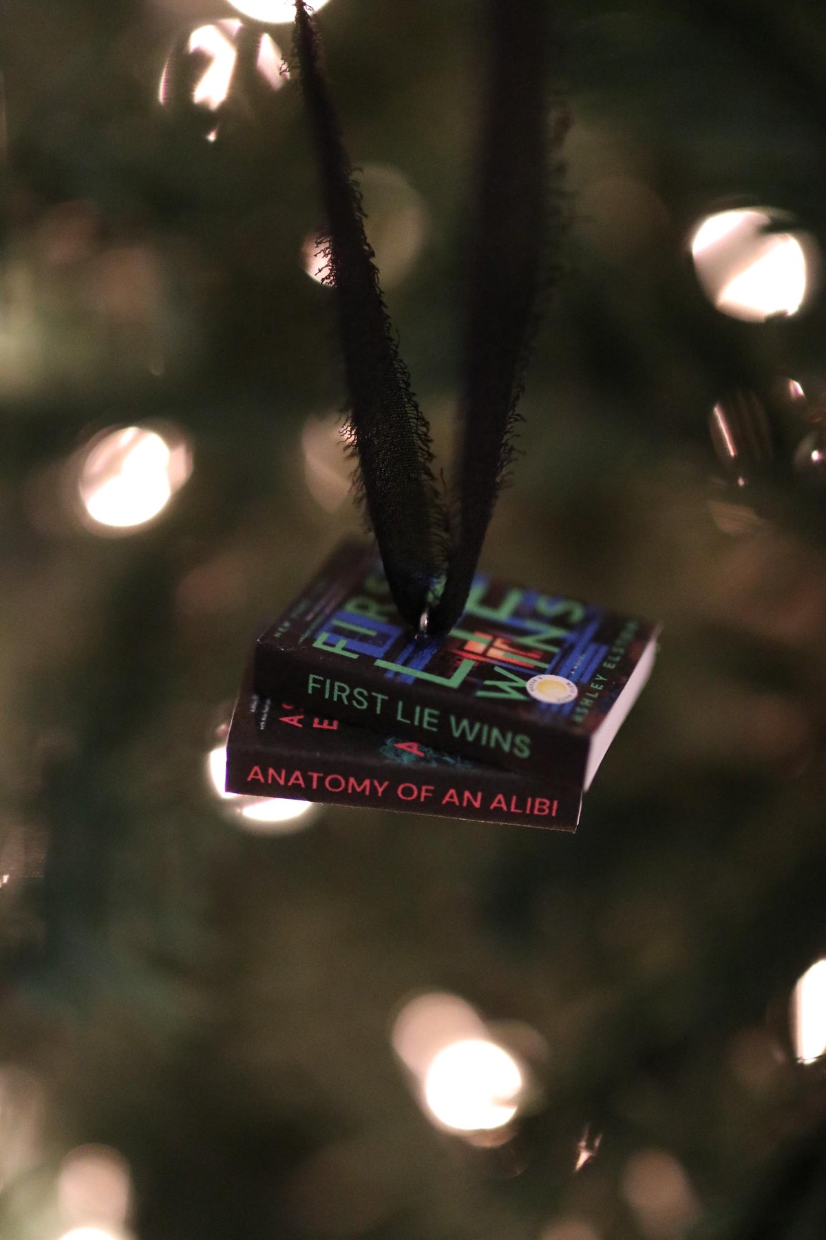 Ashley Elston Mini Book Stack Ornament
