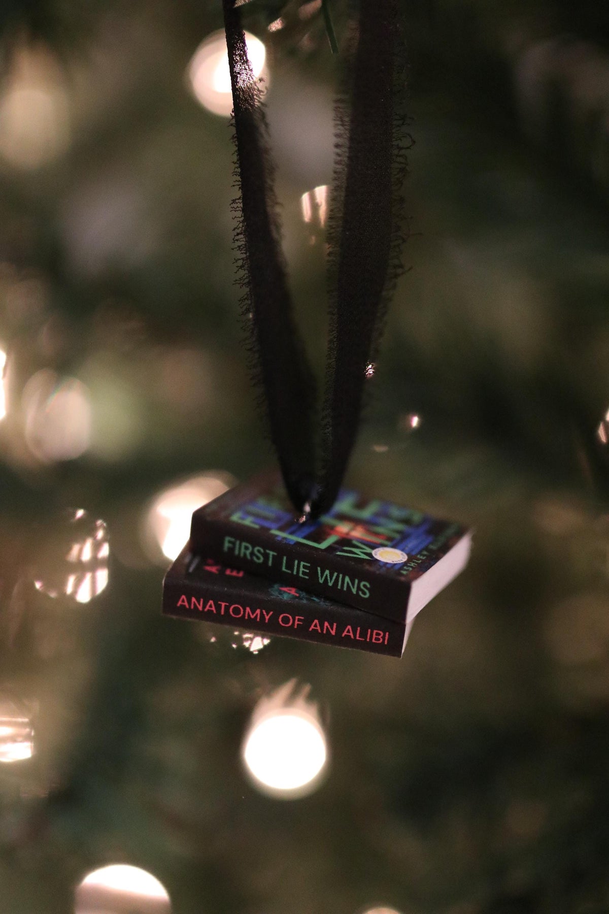 Ashley Elston Mini Book Stack Ornament