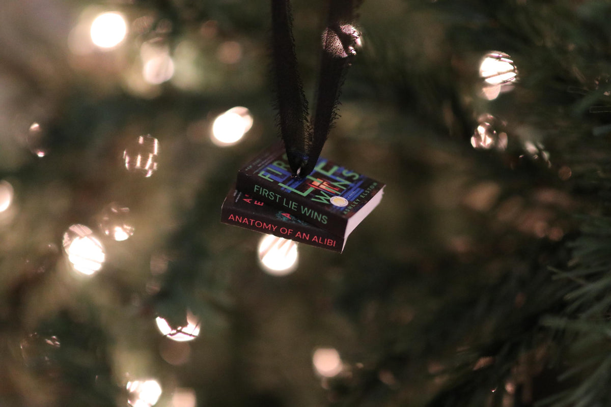 Ashley Elston Mini Book Stack Ornament