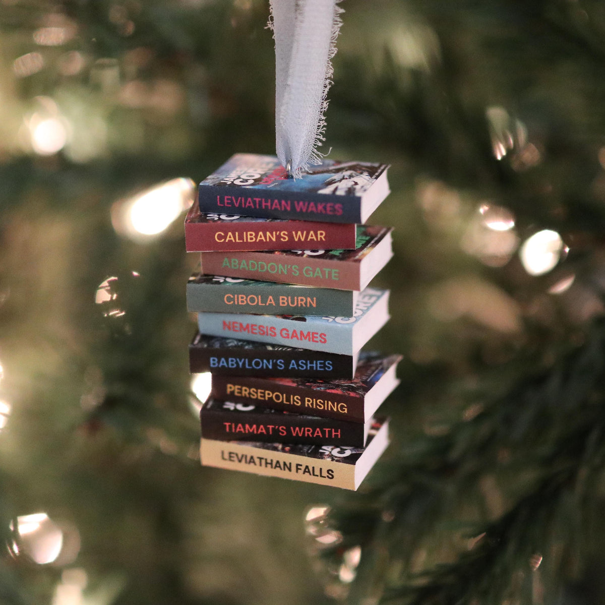 The Expanse Mini Book Stack Ornament