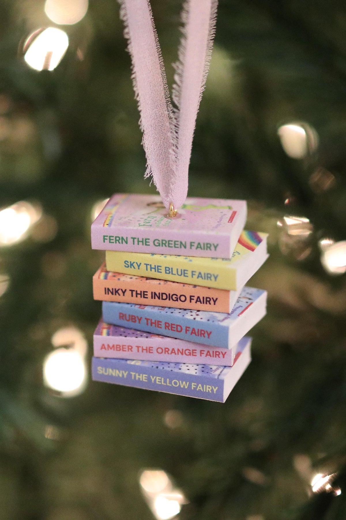 Rainbow Magic Mini Book Stack Ornament
