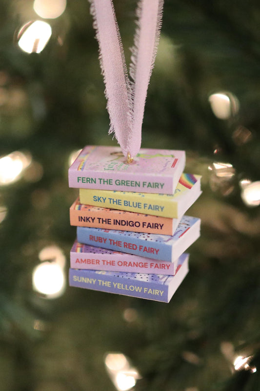 Rainbow Magic Mini Book Stack Ornament