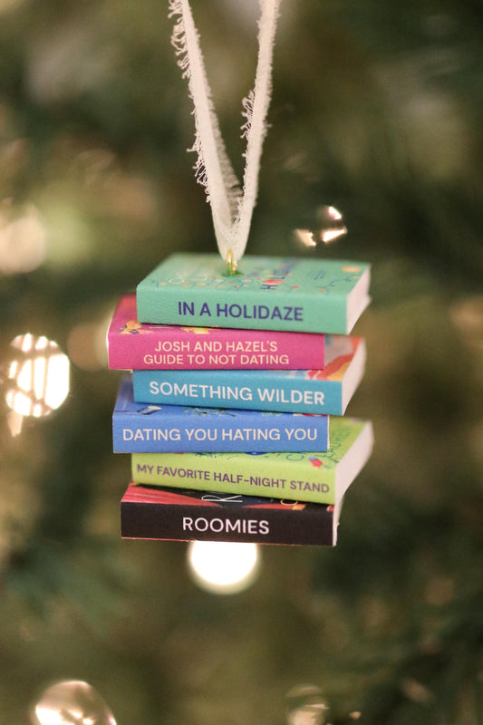 Christina Lauren Mini Book Stack Ornament