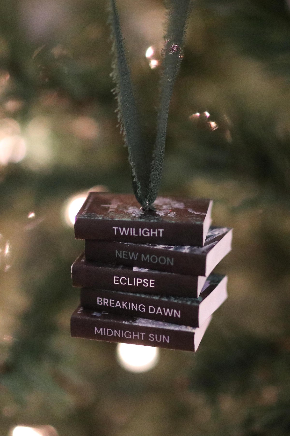 Twilight Mini Book Stack Ornament