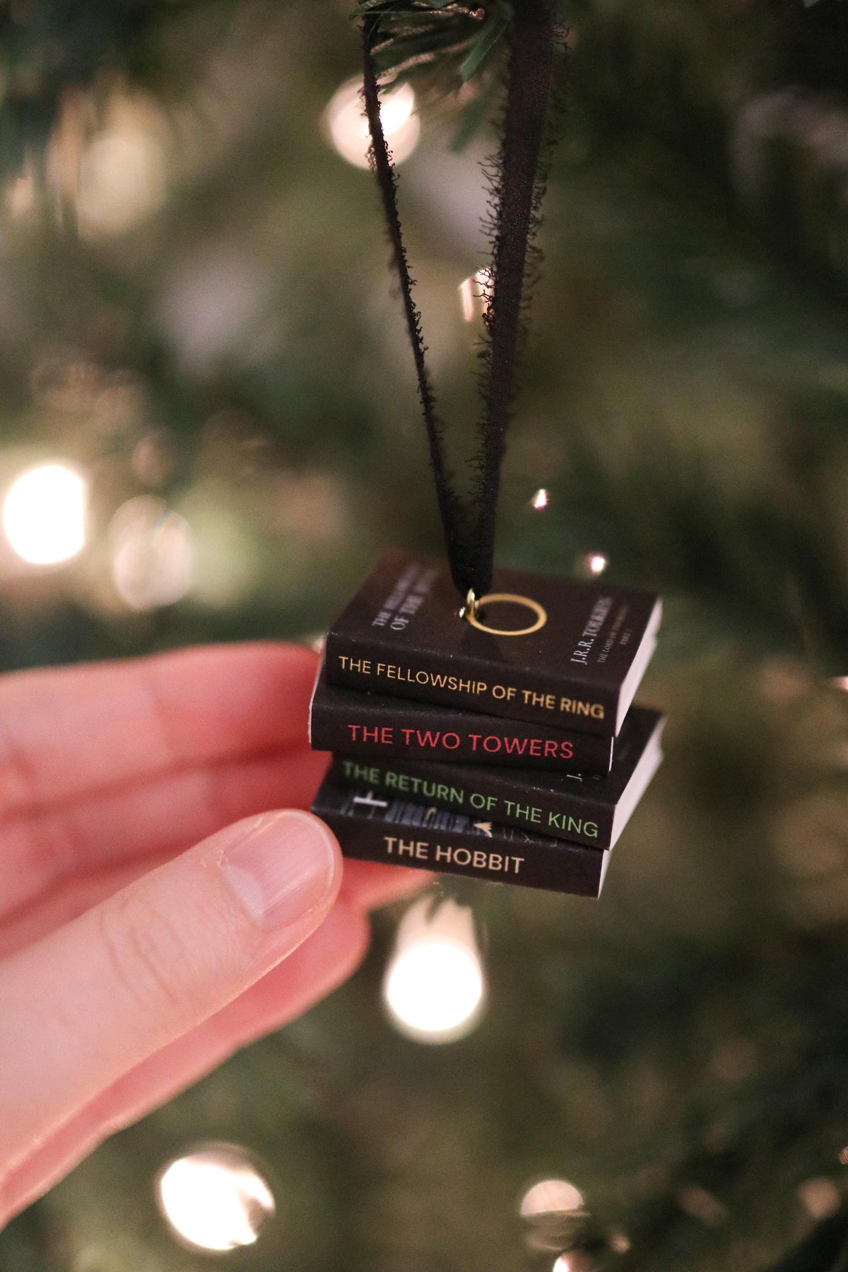 The Lord of the Rings Mini Book Stack Ornament