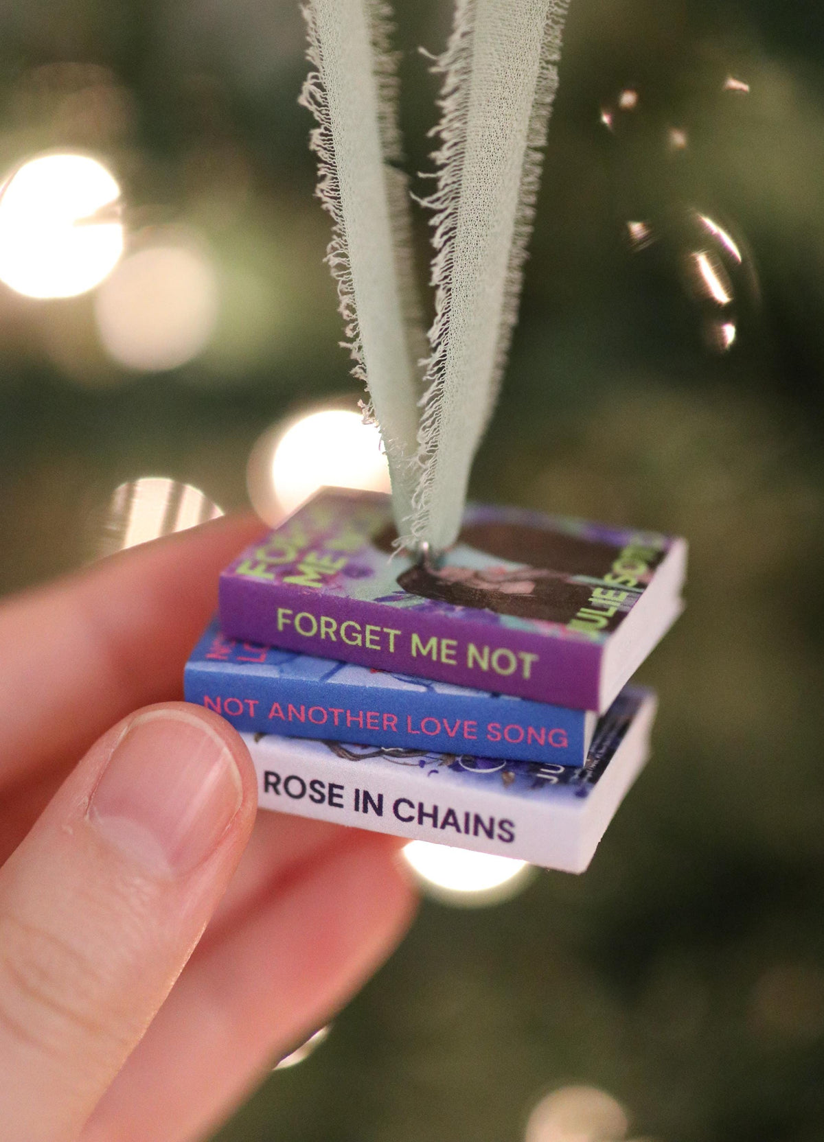 Julie Soto Mini Book Stack Ornament