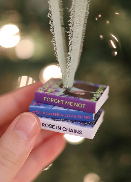 Julie Soto Mini Book Stack Ornament
