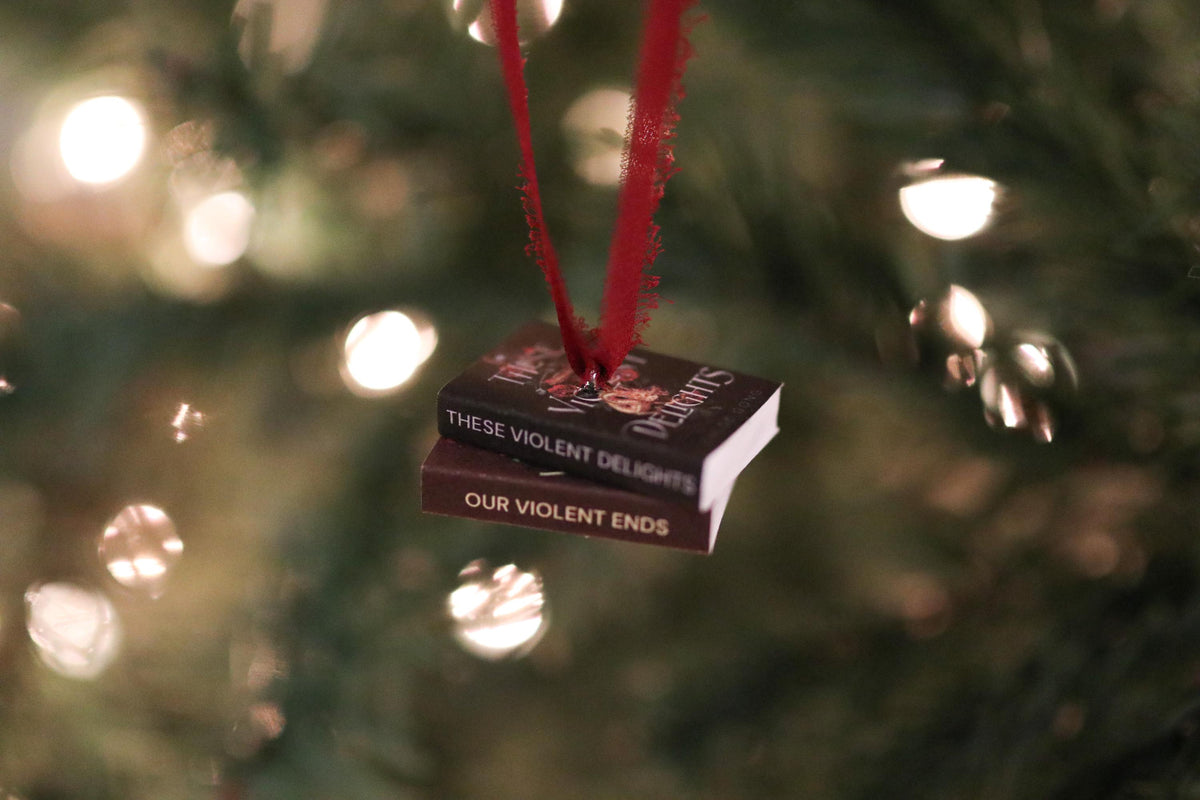 These Violent Delights Mini Book Stack Ornament