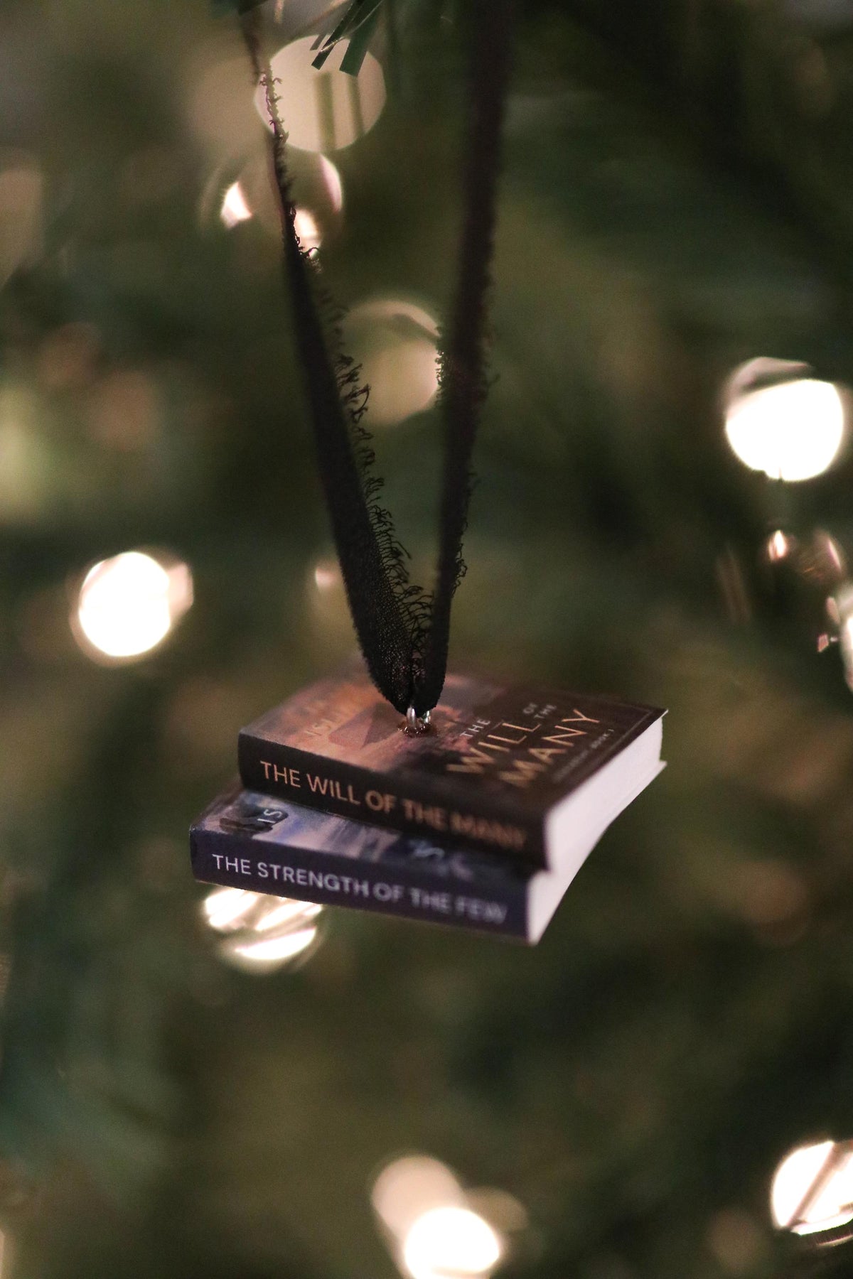 The Will of the Many Mini Book Stack Ornament