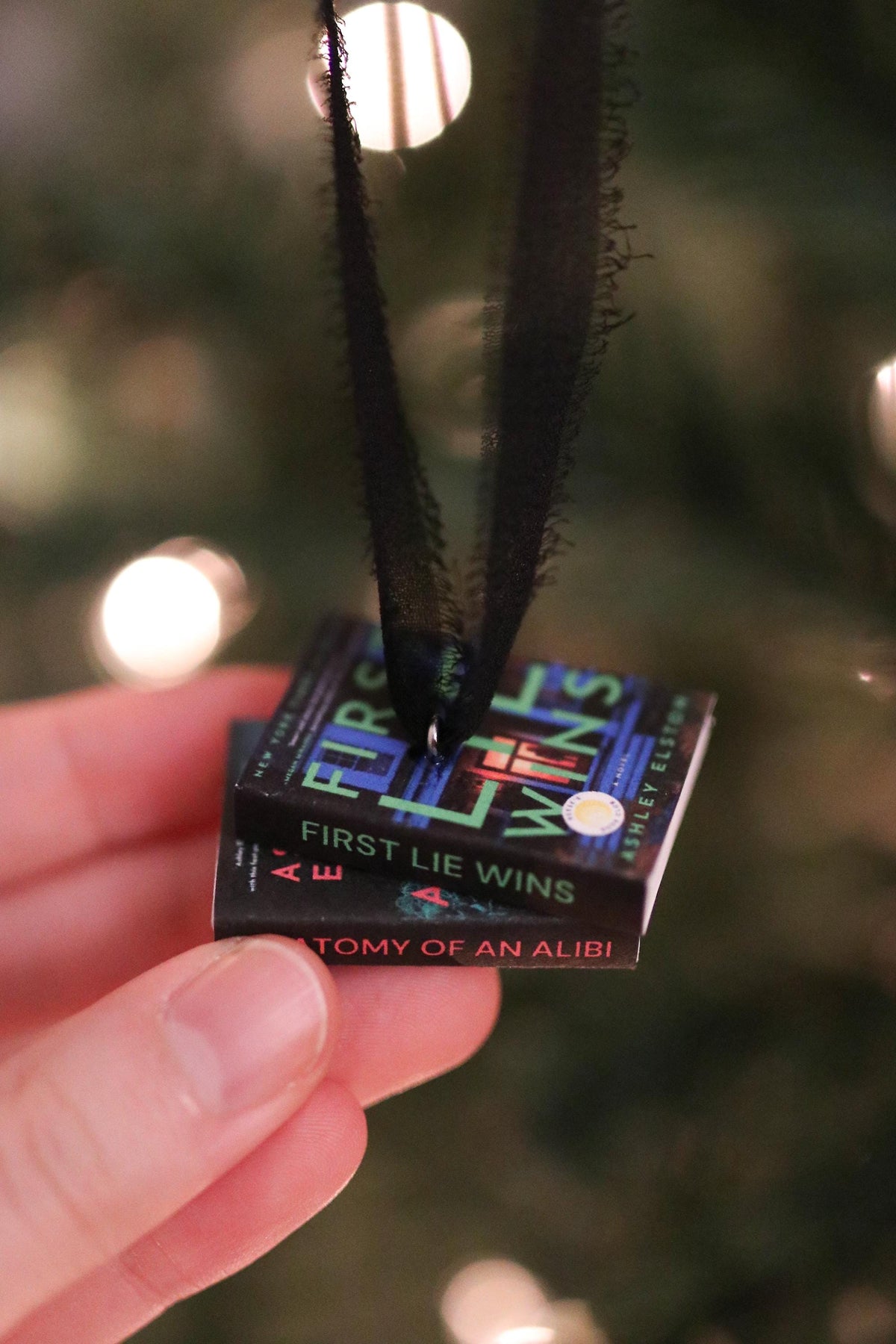 Ashley Elston Mini Book Stack Ornament